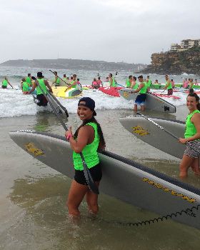 Girls at race start