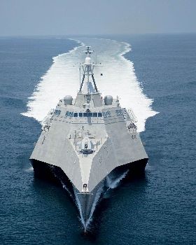 USS Independence cruising