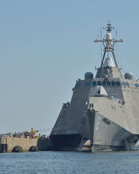 USS Independence front