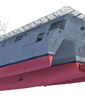 USS-Independence Hull Underneath