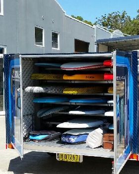 Van is packed