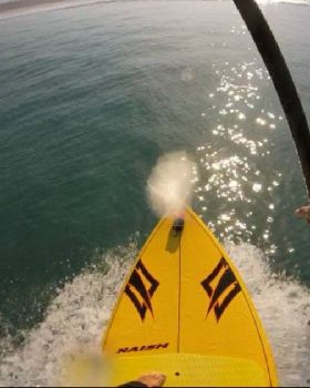 Spray forward on my Naish 8'8" X32