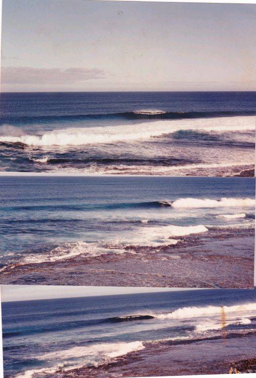 Old shot, not a sequence, three separate waves and a lot bigger than it may look. It was alright up