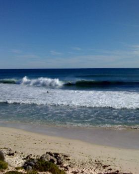 the spot on the last decent swell