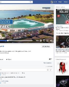 URBN Surf Park story on Today Tonight