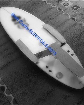 Shortboard surf foil