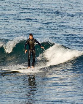 Small waves, plenty sunshine