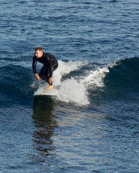 Small waves, plenty sunshine