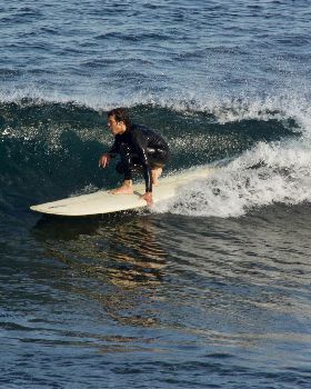 Small waves, plenty sunshine