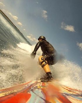 Banging it on the lip
