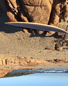 Half a gun on beach