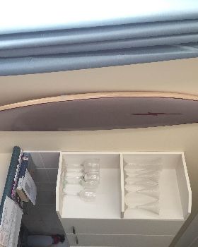 Half a gun on wall