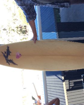 Greg laurenson surf board