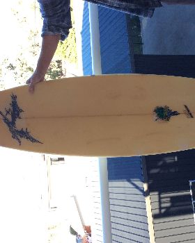 Greg laurenson surf board
