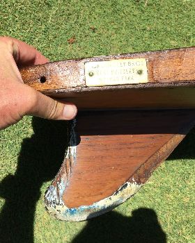 Cordingly Bros Wooden Surfboard