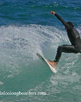 Nah, ya can't rip on a longboard ay!