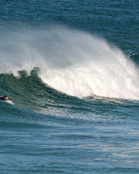 Surfers at Dreamtime Beach