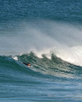Surfers at Dreamtime Beach