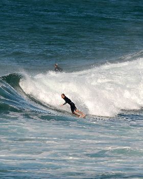 Surfers at Dreamtime Beach