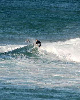 Surfers at Dreamtime Beach