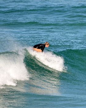 Surfers at Dreamtime Beach