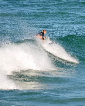 Surfers at Dreamtime Beach