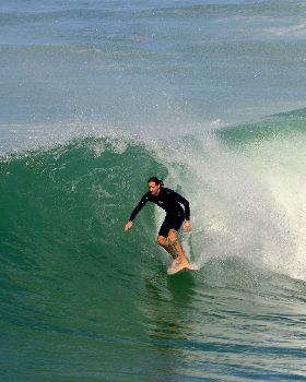 Surfers at Dreamtime Beach