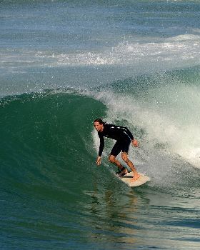 Surfers at Dreamtime Beach