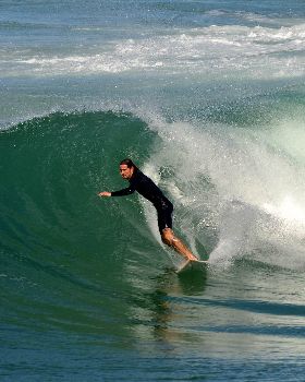 Surfers at Dreamtime Beach