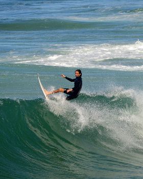 Surfers at Dreamtime Beach