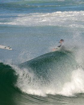 Surfers at Dreamtime Beach
