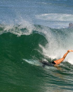 Surfers at Dreamtime Beach