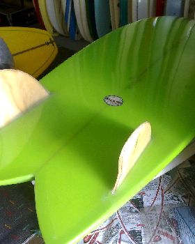 Green tint fish keels