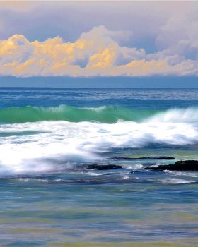 Stormy seas