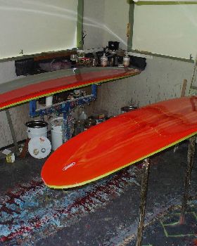 My board under construction