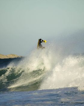 Body boarder catching air 2