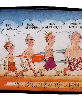the evolution of the surfer 0