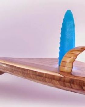 million dollar wooden surfboard