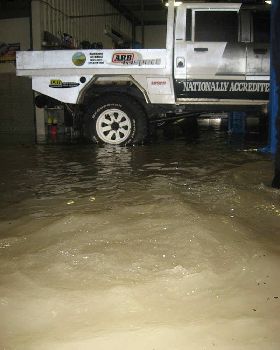 Newcastle rain