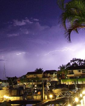 small storm heading out to sea