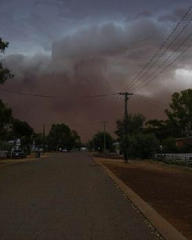 Dust storm Morawa