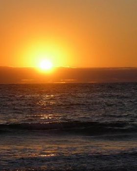 Sunset over Drummonds Cove