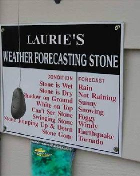 The Official Forecasting Stone