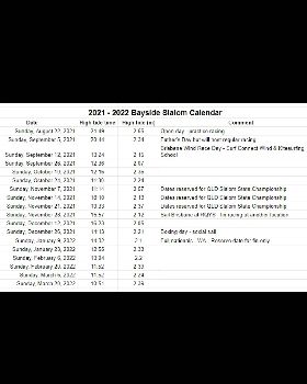 Bayside schedule 2021-22
