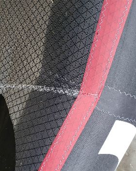 wavey canopy in affected area