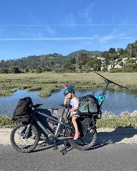 School drop off, work commute, then afternoon session on the bay