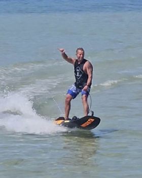 Jet surfing