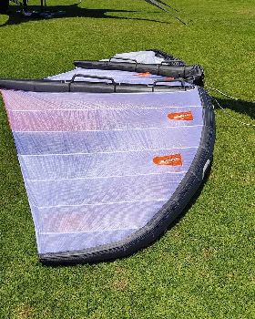 images of the wing first inflated right out the bag
