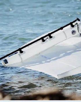 Wind wing with paddle