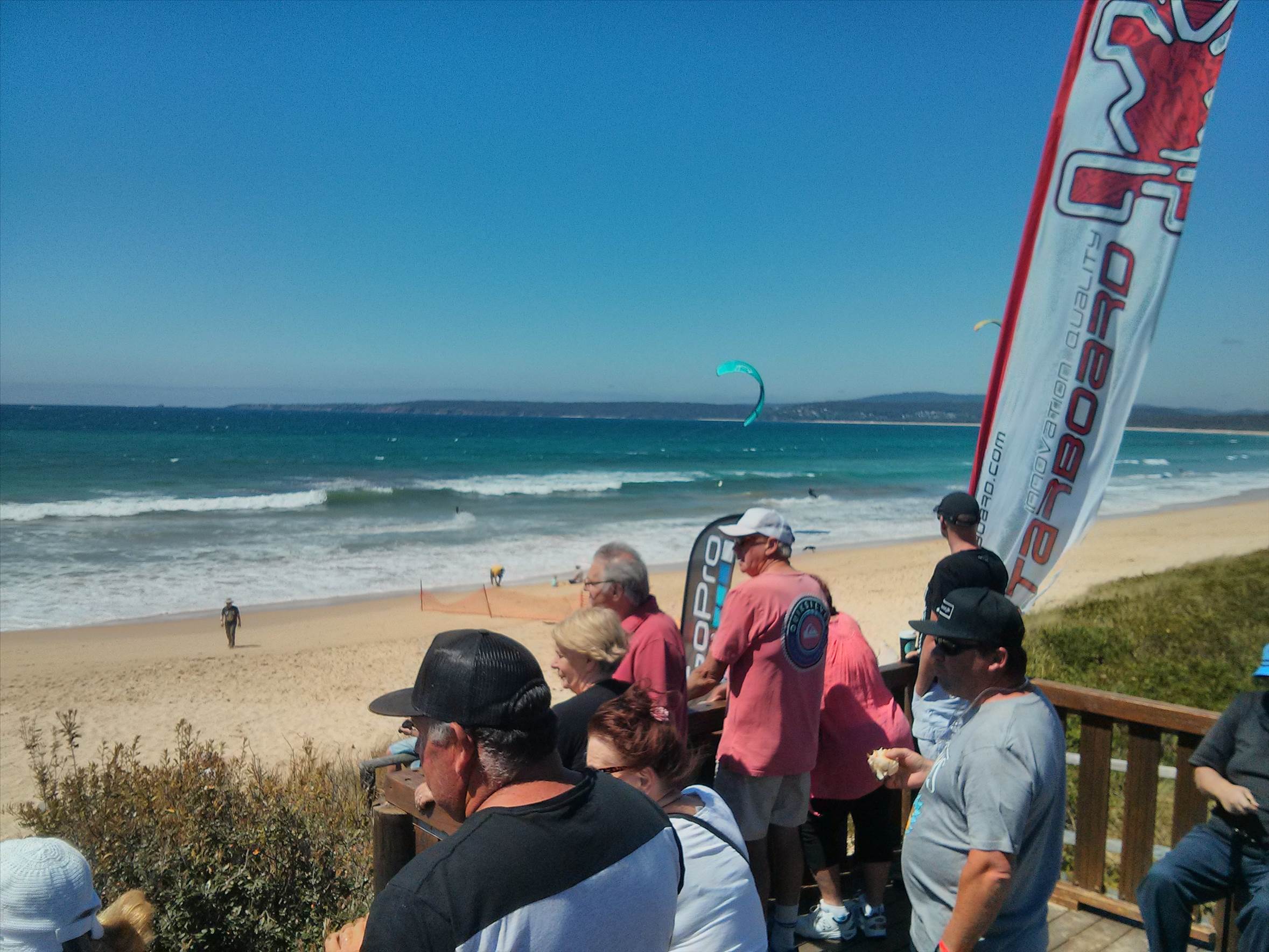 Sea breeze is coming in, morning of the final day